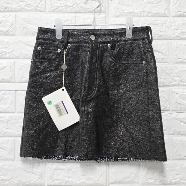 택포) 메종 마르지엘라 블랙 미니스커트 42사이즈 새상품