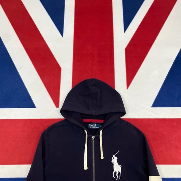 폴로 빅포니 후드집업