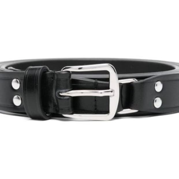 앤드뮐 미스터 버튼 레더 벨트