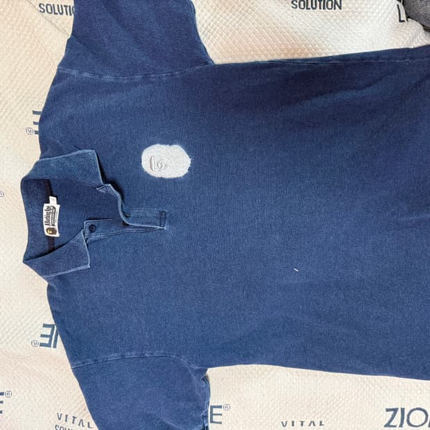 베이프(bape) 반팔 자수 피케티 L 🔥희귀매물🔥