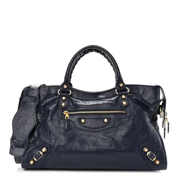 발렌시아가 자이언트 모터백 미디움 금장