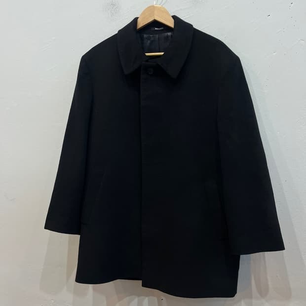 로가디스 캐시미어100% 하프 코트 블랙 95