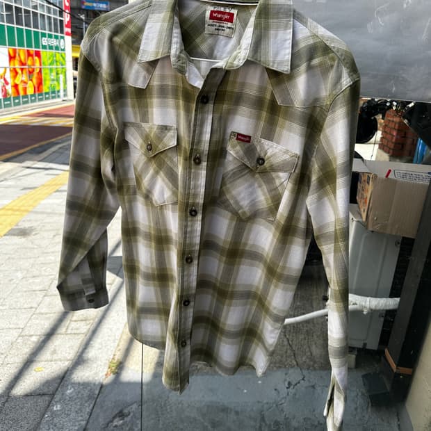 Wrangler 웨스턴 체크 셔츠