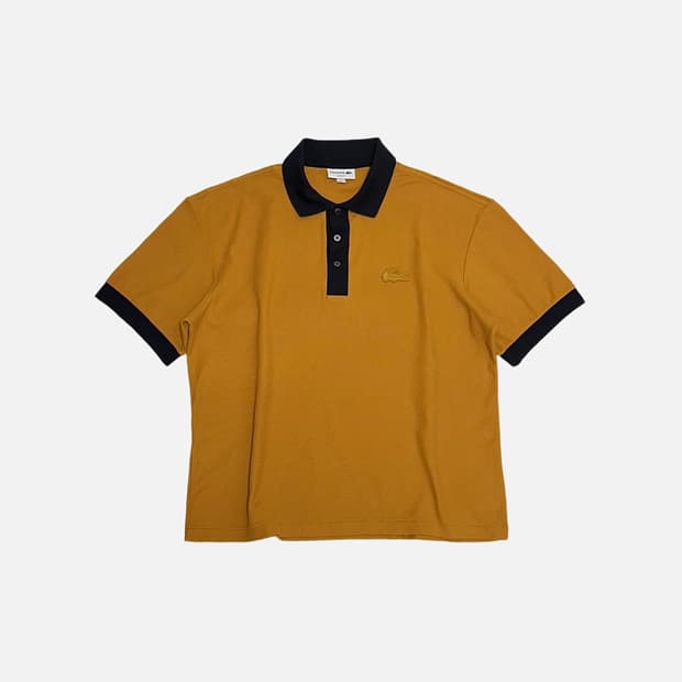 라코스테 루즈핏 배색 반팔 카라티 폴로티셔츠 pk티