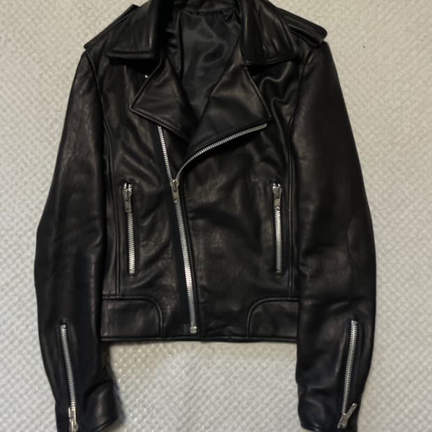 광희시장 웨스턴 무드 램스킨 양가죽 레더 자켓