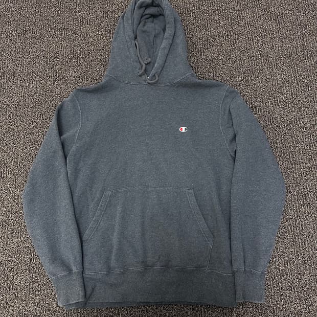 챔피온 여성 후드티셔츠 차콜 L