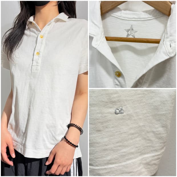 45rpm 카라 반팔  티셔츠