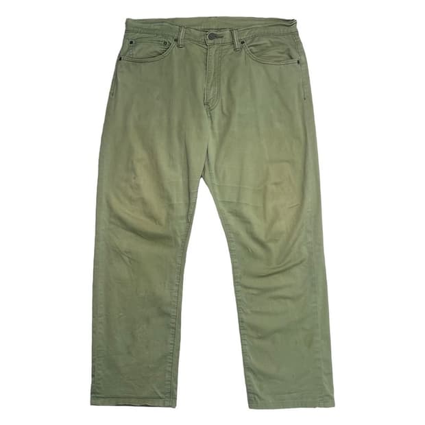 LEVI'S 505 치노 팬츠 올리브 W34 L34
