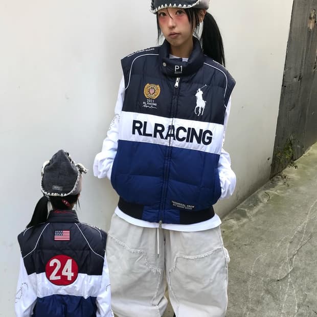 Polo Big Pony Racing Padded Vest ⭐️Rar