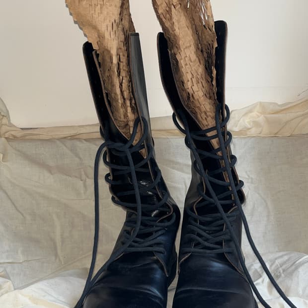 ANN DEMEULEMEESTER BOOTS