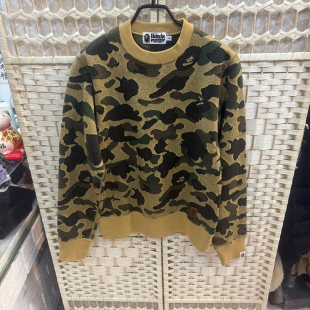 66 정품 베이프 카모 맨투맨 팝니다