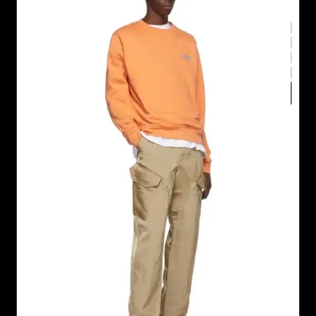 [XL] 아픽스 AFFIX 맨투맨 오렌지