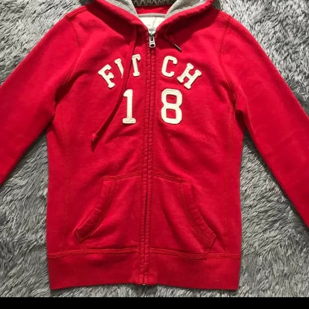 [[여성 XS, A급]# 아베크롬비(AF) 기모 후드 집업