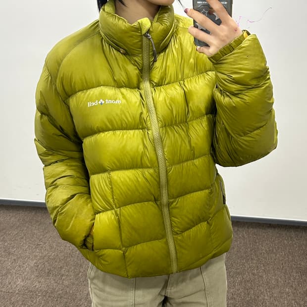 Montbell 몽벨 올리브 라이트 인 다운 패딩