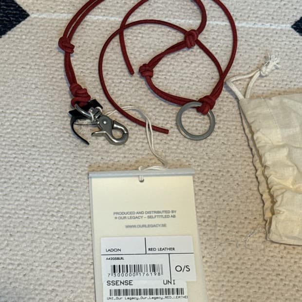아워레가시 라돈 레더 키체인 레드