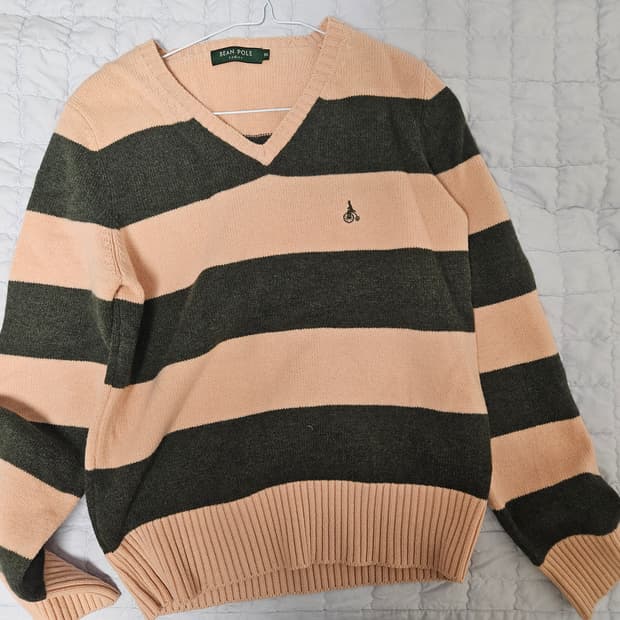 빈폴 스트라이프 니트