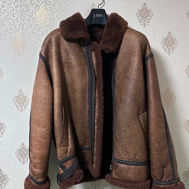 양가죽 양털 무스탕