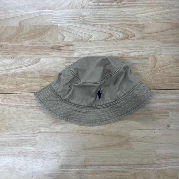 폴로 랄프로렌 베이지 버킷햇 L/XL