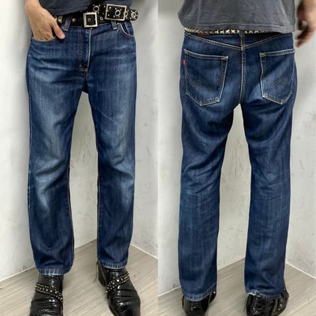 (EDWIN 402 )W31 Y2K Minimal Denim Pants
