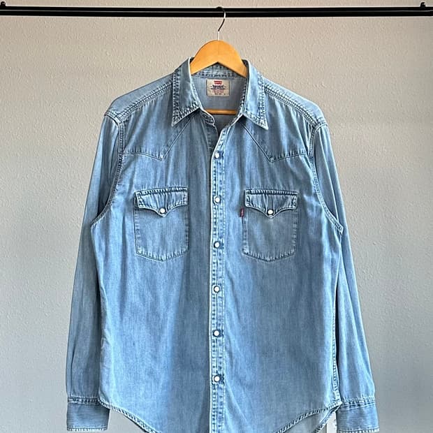 [L]리바이스 Levi's 90s 클래식 웨스턴 데님 셔츠