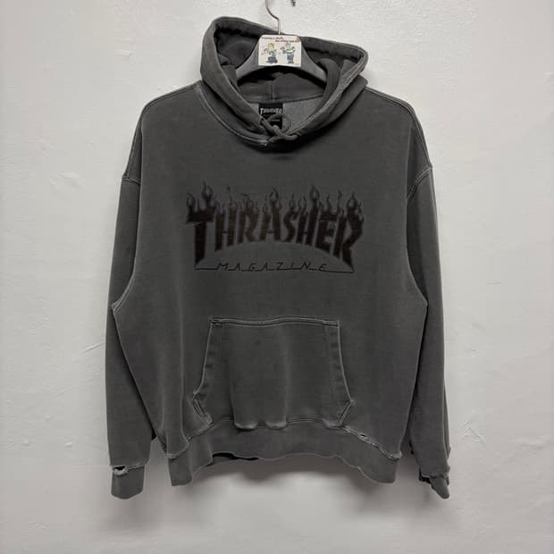 트레셔 피그먼트 그런지 후디