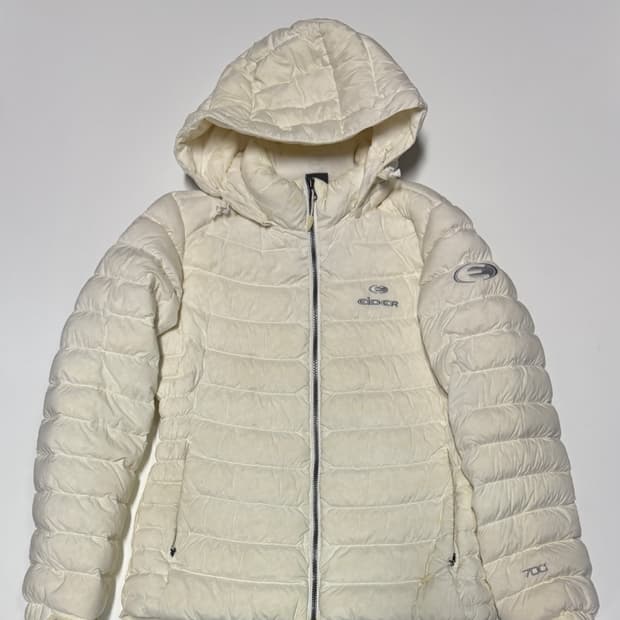 여성 아이더 Eider 구스다운 후드 경량 패딩 자켓