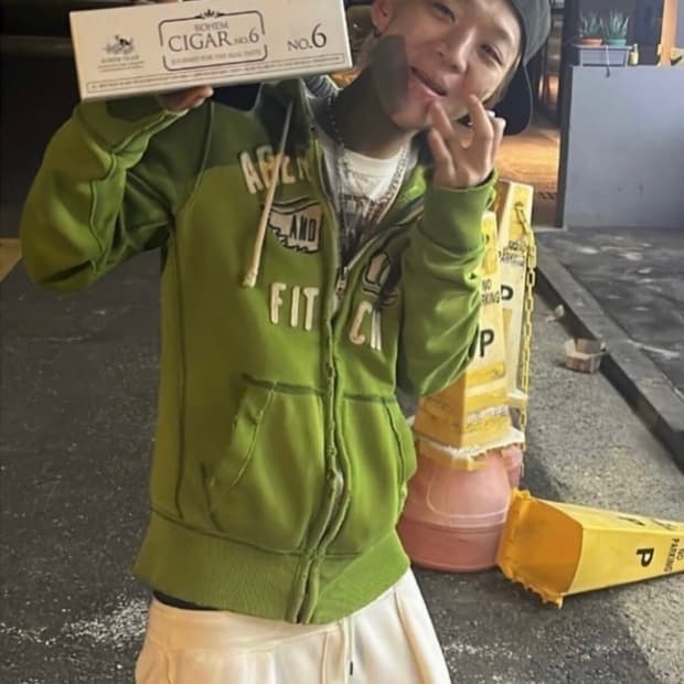 아베크롬비 양홍원 후드집업 