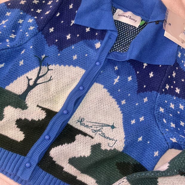 하우스오브써니 제니 가디건 나이트트리퍼 니트 마뗑킴글로니