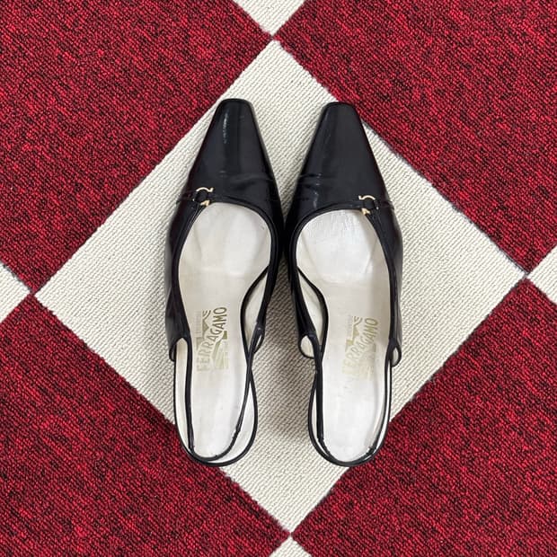 Ferragamo sling back pumps size 7.5