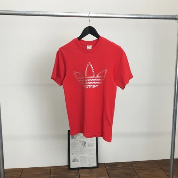 Adidas Red Big Logo T-Shirt