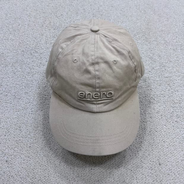 F 빈티지 자수 로고 데일리 베이지 볼캡 0701E
