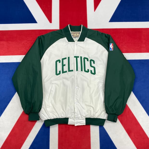 HARDWOOD CLASSICS 보스턴 셀틱스 바시티자켓  (2XL)