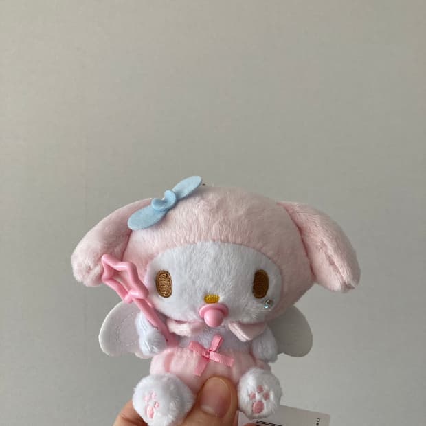 산리오 마이멜로디 베이비 엔젤 키링 인형