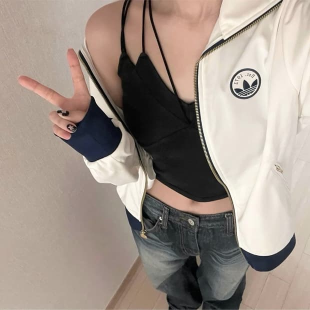 🐰아디다스 화이트 파이어버드 데일리 트랙탑 꾸안꾸🤍