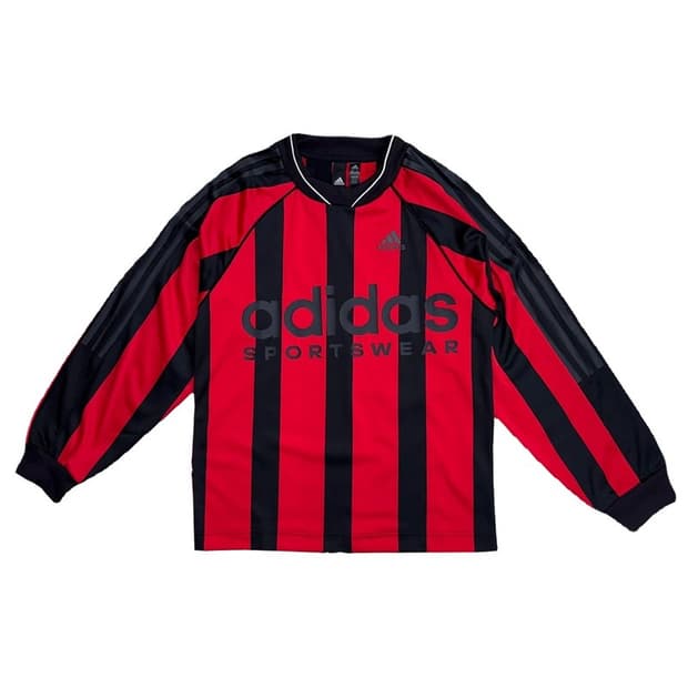 ADIDAS 쥬니어 스트라이프 축구복 A/XS