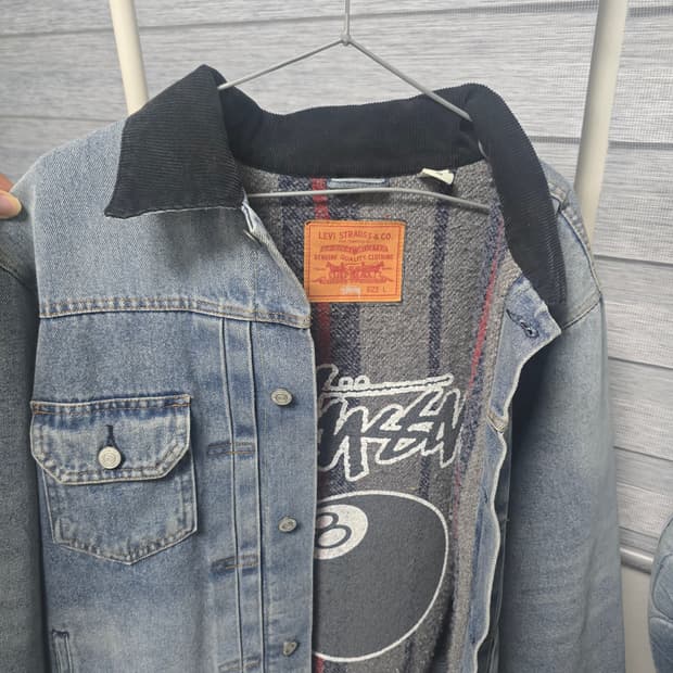 리바이스 스투시 트러커 자켓 L