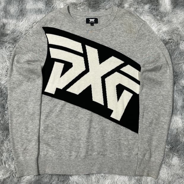 PXG 골프 빅로고 니트 L