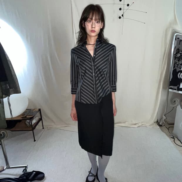 Isabel Marant 드레이프 미디 스커트