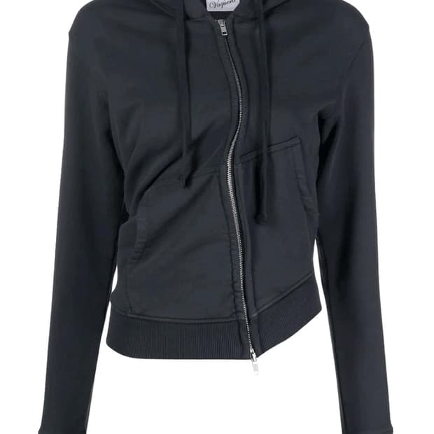 바퀘라 트위스트 후드 집업 네이비M