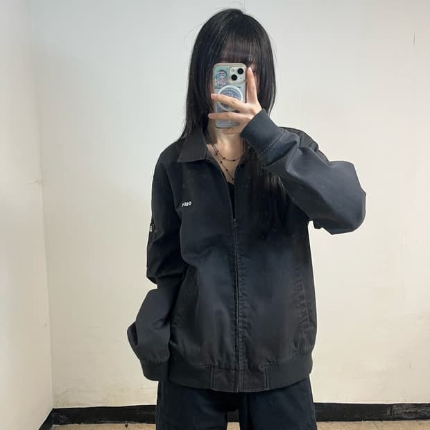 Obey charcoal blouson jacket