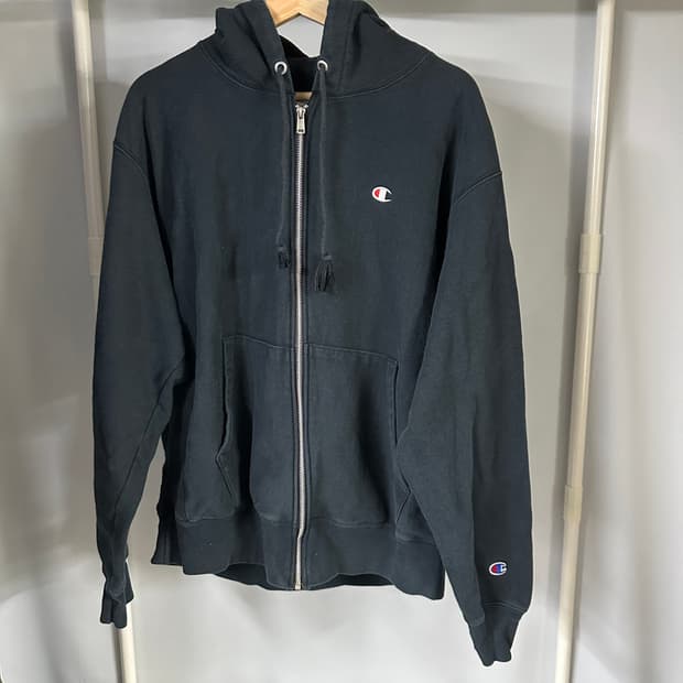 챔피온 리버스위브 후드 집업