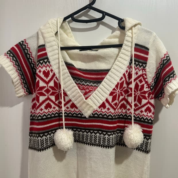 노르딕 반팔 원피스