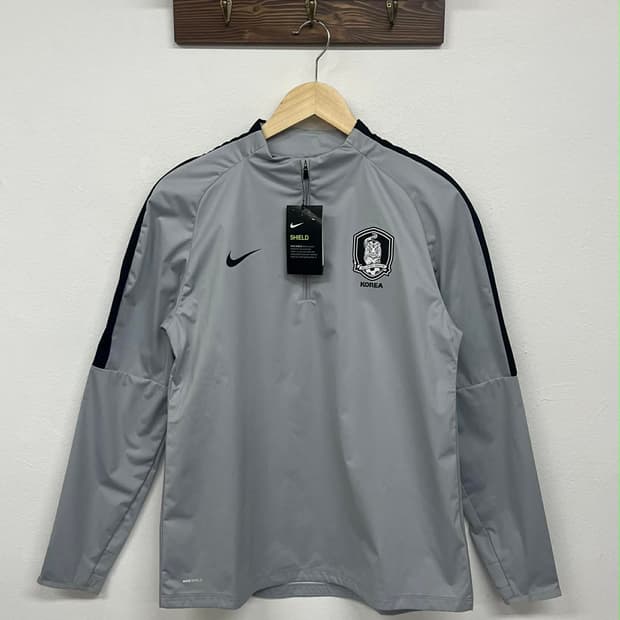 [XL] 나이키 한국 국대 쉴드탑 긴팔 져지 하프 집업