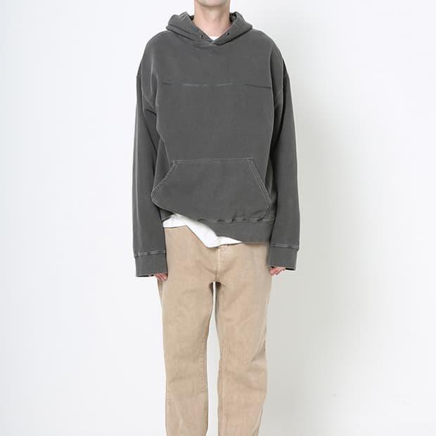 플라스틱프로덕트 히트 리액티브 라인 후드티 (M)