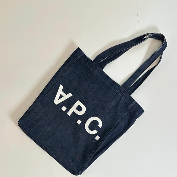 아페쎄 인디고 에코백 os