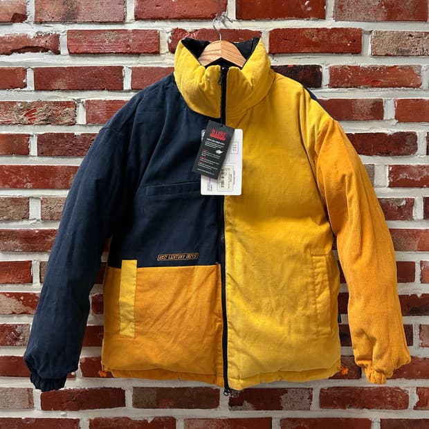 (L)로맨틱크라운 리버시블 코듀로이 덕다운  패딩