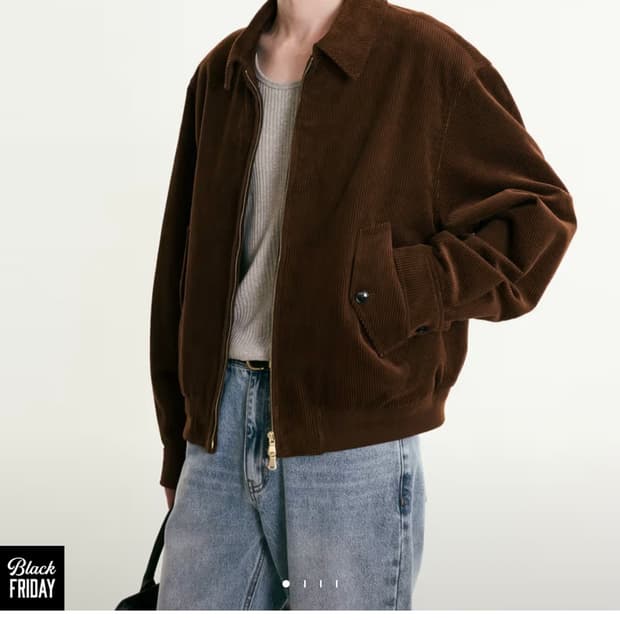 [100] TNGT 코듀로이 스윙탑 자켓