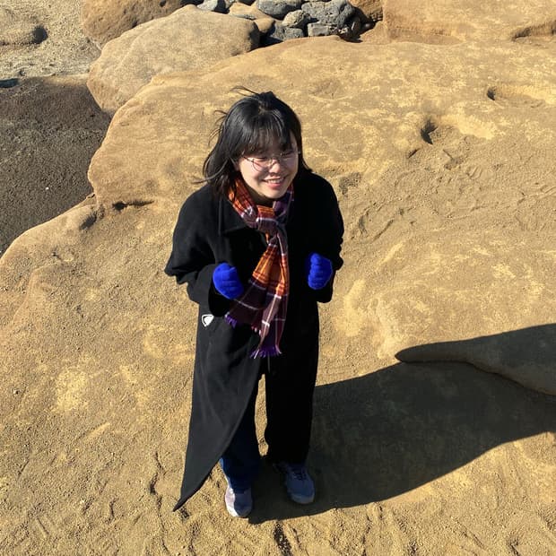 빈티지 블랙 롱코트 