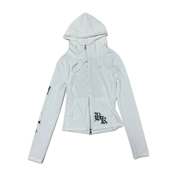 y2k 와투케 크롬하츠깔 후드져지 후드 집업 자켓