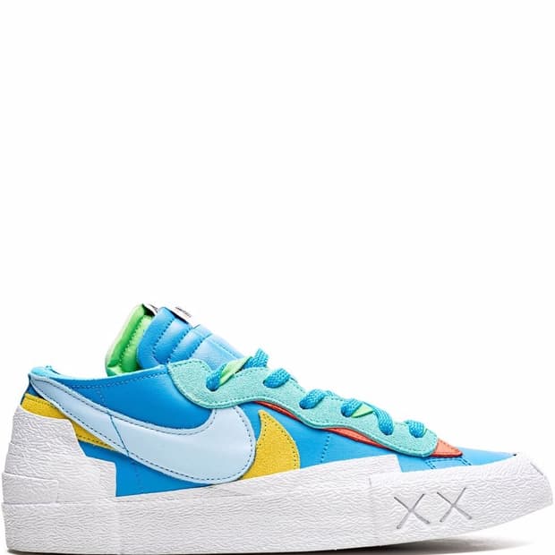 255)나이키 x 사카이 x 카우스 블레이저 로우 넵튠 블루